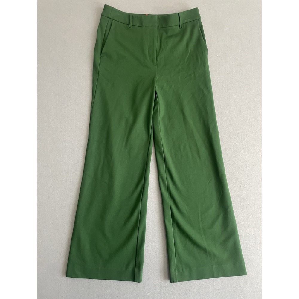 Boden Green Wide-Leg Women's Pants